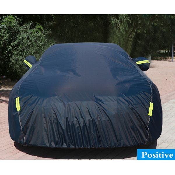 

универсальные полные автотенты snow ice пыль вс уф shade cover темно-синего авто открытого protector обложка авто внешних аксессуары
