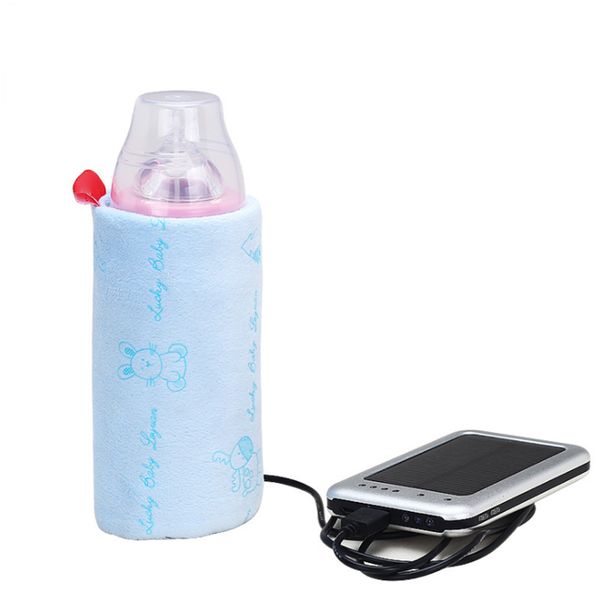 

portable travel milk warmer infant usb baby bottle warmer feeding bottle heated cover insulation heater