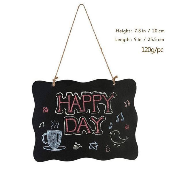

висячие деревянная доска double sided стираемая chalkboard wordpad сообщение wave тип black board офис школьные принадлежности