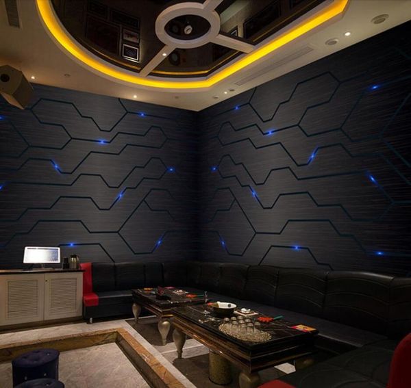 

wallpapers cjsir 3d black metal circuit board industrial decor wall paper technology company mural e-sports hall internet bar decors