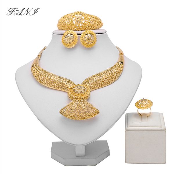 

fani fashion african beads bridal jewelry set nigerian woman wedding jewelry set dubai gold/sliver plated sets wholesale, Silver