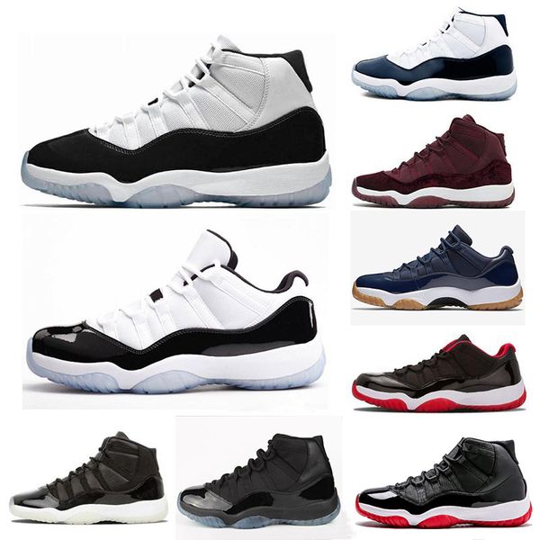 

customers often bought with 2022 jumpman 11 basketball shoes georgetown bred concord space jam men 11s university blue red barons retro snea, Black