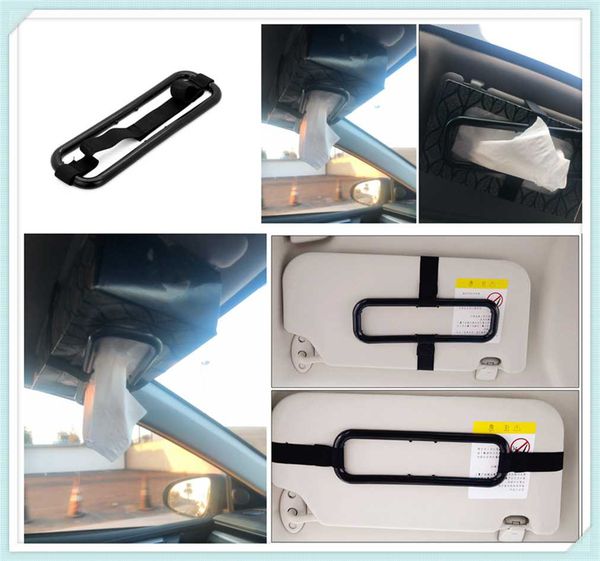

1pcs car interior sun visor chair back tissue box hanging for z4 e85 e89 i8 and i3 e39 e61 e60 e63 f07 f10 f11 m5