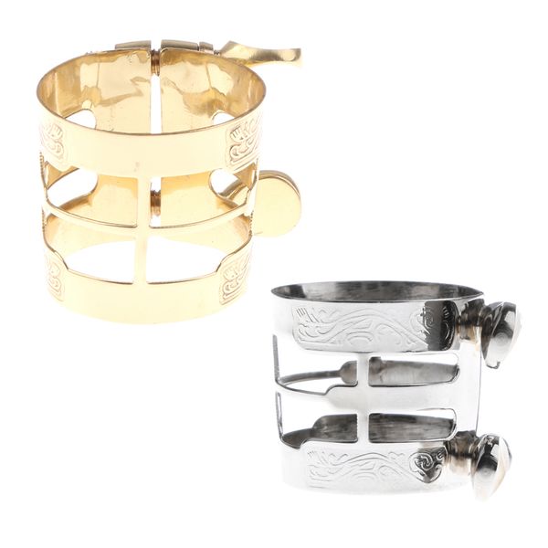 

embossed saxophone mouthpiece clamp woodwind instrument parts