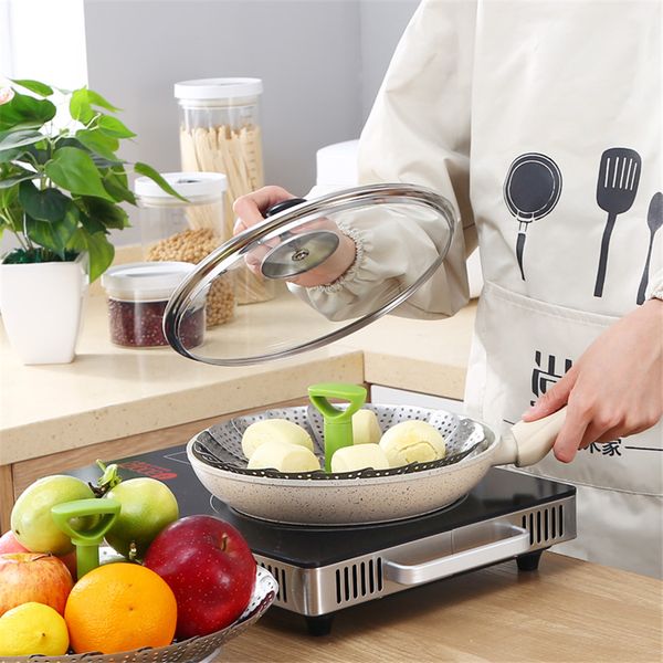 

овощной пароход вставка из нержавеющей стали складной сито корзина для veggie рыба, морепродукты vapor плиты кулинарии инструменты jk1911