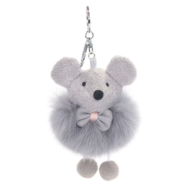 

меховая подвесная мышь, Silver