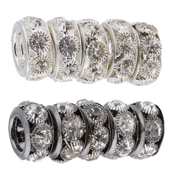 

dread lock dreadlocks beads metal cuffs hair decoration filigree tube 10 pcs