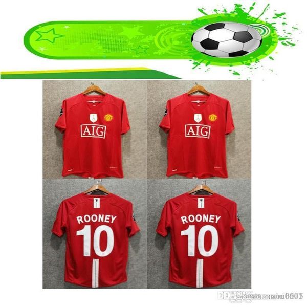 

2009 man united retro soccer jersey 7 ronaldo, Black