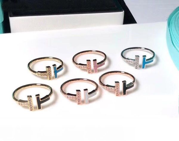 

have stamps 925 sterling silver brand t designer rings for womens party wedding lovers gift engagement luxury jewelry for bride with box