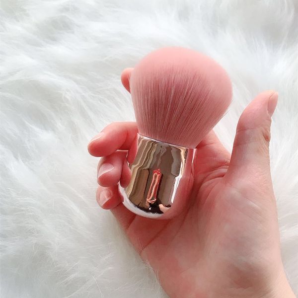 

pink foundation powder brushes mushroom head makeup brushes face foundation blush makeup tools