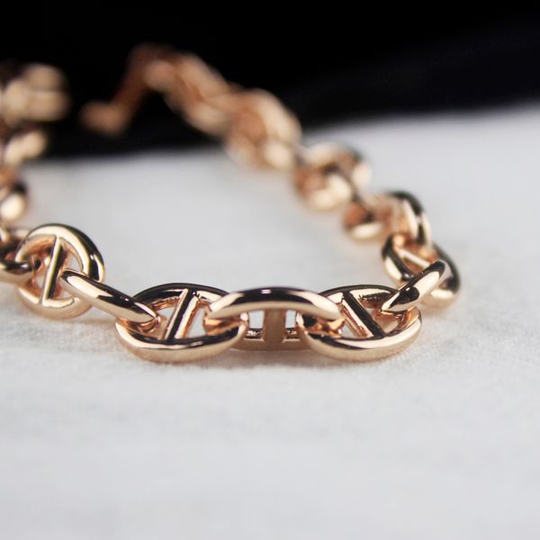 

women pig nose bracelet woman rose gold valentine's day bracelets fine jewelry on sale, Golden;silver