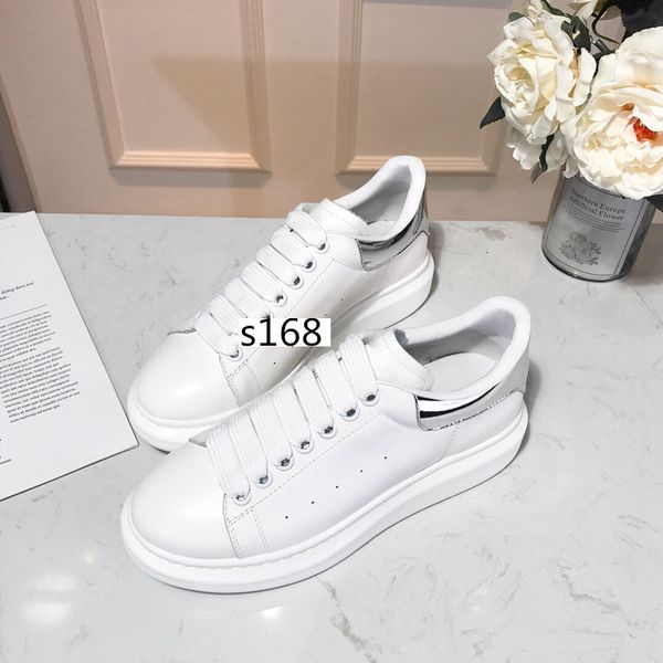 

высокое качество мужская женская классическая обувь кожаная платформа кроссовки плоский легкий комфорт повседневное платье обувь кроссовки 8, Black