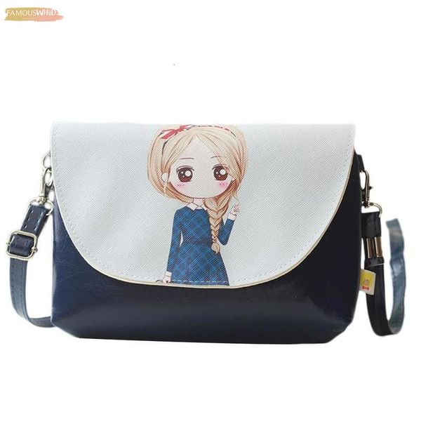 

children zipper girl fashion cartoon pattern wallet mini satchel portable bag single shoulder bag zk15