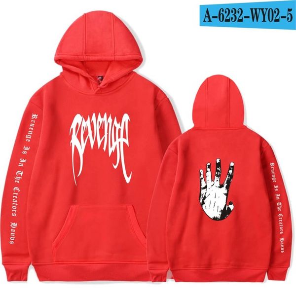 

fashion design xxxtentacion revenge hoodies men/women sweatshirts cotton hoodie sweatershirts autumn winter clothing men letter, Black