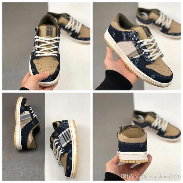 

scarpe scotts travis sb dunk low men women zapato cactus jack shoe beige petra brown black skateboard casual sneakers ct5053-001