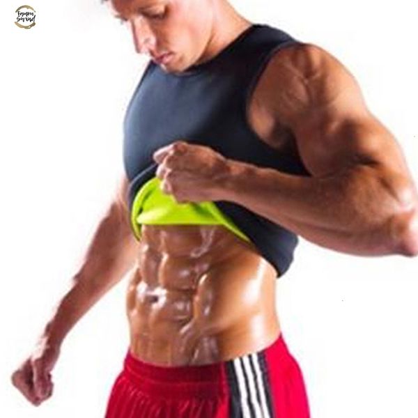 

waist trainer slimming belt belly mens sauna vest body shaper neoprene abdomen fat burning shaperwear sweat corset weight loss, Black;white
