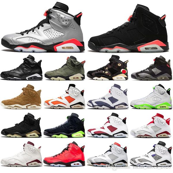 

with socks new air jordan retro men 6 6s basketball shoes unc travis scotts black infrared carmine mens trainer sport sneaker