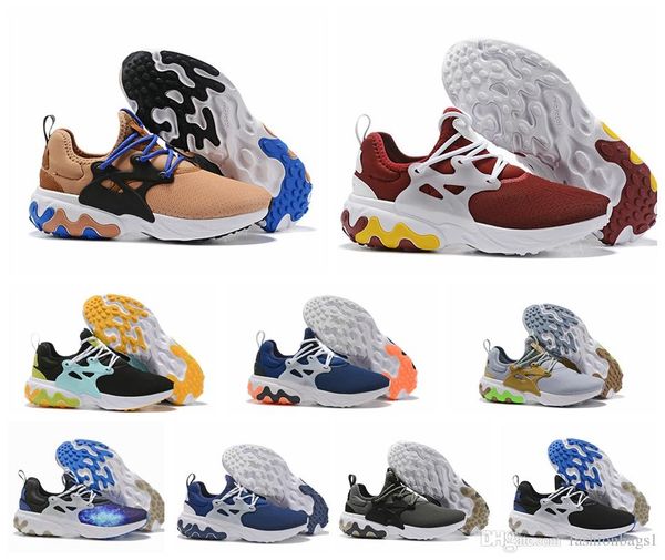 

react presto men women running shoes triple rabid panda breezy thursday brutal honey prestos mens trainers sports sneakers 36-45, Black