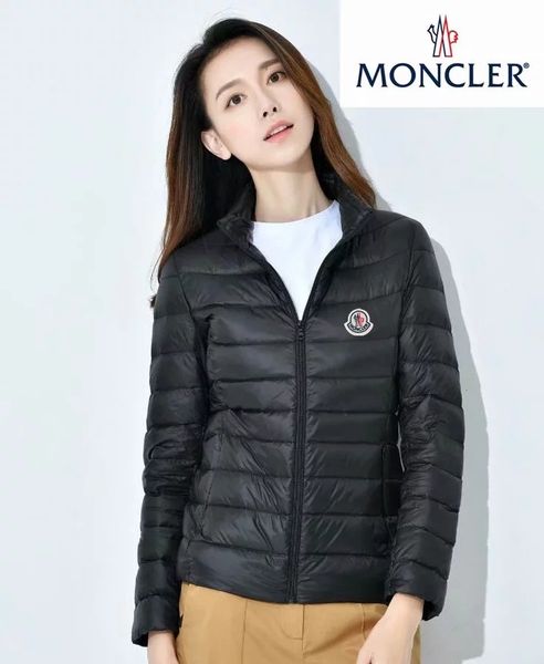 

Chri tma winter tanding collar hort paragraph thin light womn 039 down jacket m0ncier female korean lim fit thin ection light coat, Black
