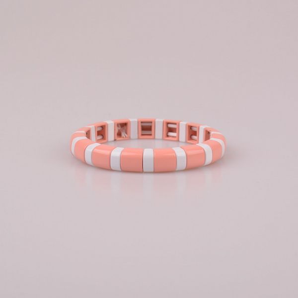 

2019 bohemia new design miyuki bead bracelet handmade sweet colorful tila beads geometric enamel bracelet for women wholesale, Black