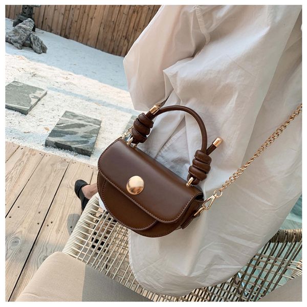 

small bag women's autumn and winter sense of cross body design