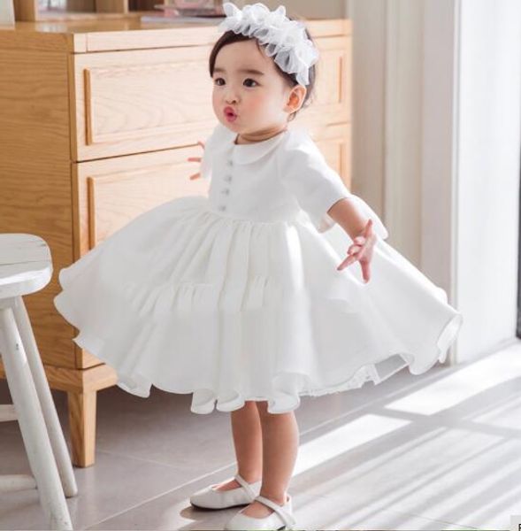 long sleeve baby party dress