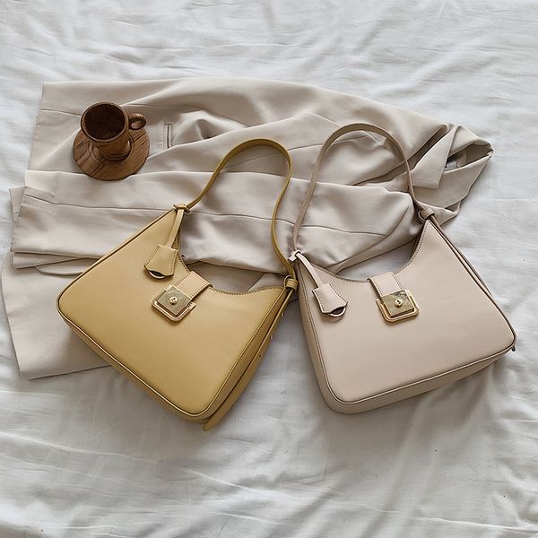

bag for women 2020 new fashion lock shoulder messenger bag simple joker underarm