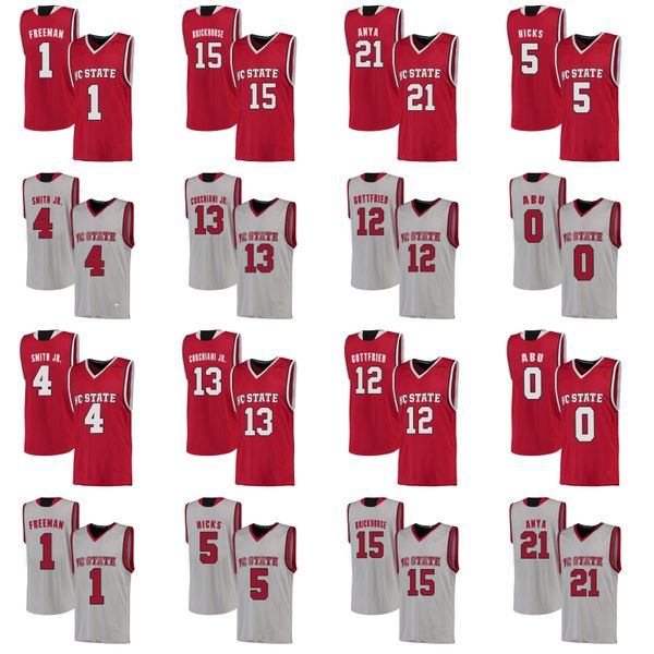 

nc state wolfpack jerseys thomas allen jersey pat andree manny bates braxton beverly 2020 mens basketball jerseys custom stitched, Black