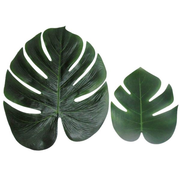 

simulation turtle back leaf silk cloth tape false leaf artificial plant home decoration craft festive party supplies 12pcs