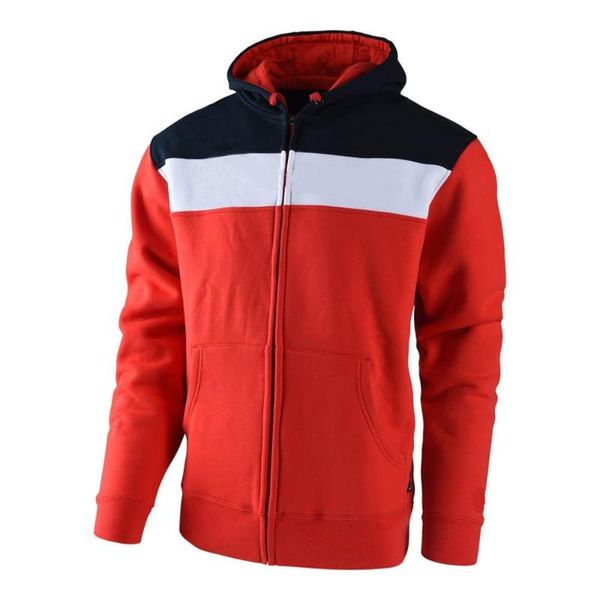 

custom edition hoodie sports outdoor casual jacket double zipper motorcycle sportswear sweatshits fleece polyester fabric