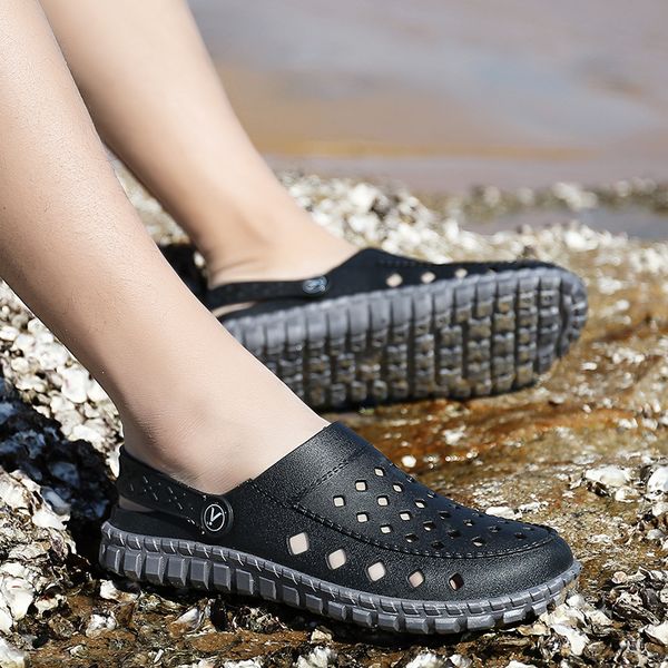 

original garden flip flops band quick drying water shoes men jelly sport summer beach aqua slipper outdoor sandals eva shoes