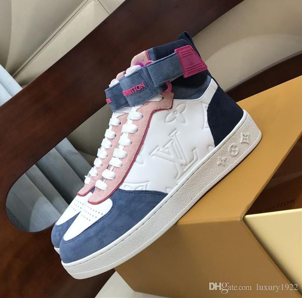 

european station new couple tide shoes wild trend colorful handmade high-shoes casual fashion breathable sneakers, Red;white