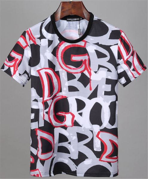 

new t-shirt 2020 fashion casual round collar lettering printed imported cotton material breathable comfortable t-shirt, Gray