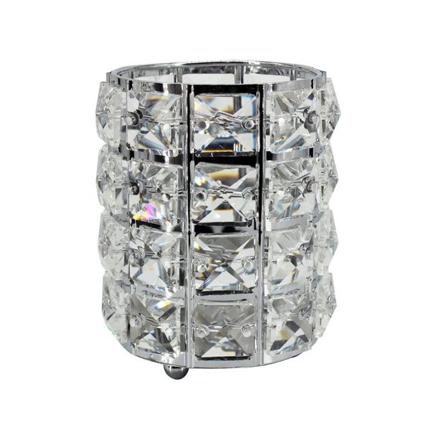 

space saving stand large capacity organizer rhinestone portable cosmetic storage cup home accessories durable makeup brush