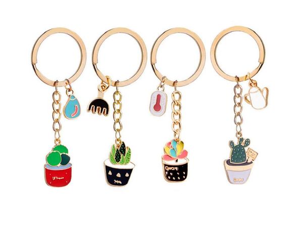 

кактус брелок мужчины женщины сумка шарм брелки сплав модные ювелирные изделия hot porte clés для сумки высокое качество горячей продажи, Slivery;golden