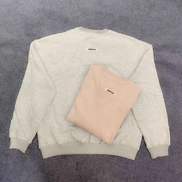 

лучшая версия fog fear of god сезон 7 толстовки пуловеры essentials назад letters est отражатель логотип printe случайный новый, Black