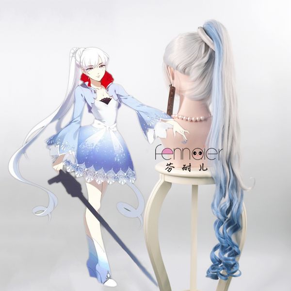 Schnee White Silver White Gradient Light Blue Body 90cm Single