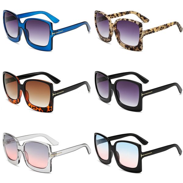 

2020 new oversized sunglasses women big frame square flat rivet sun glasses female men vintage mirror shades gradient uv400 #84815, White;black