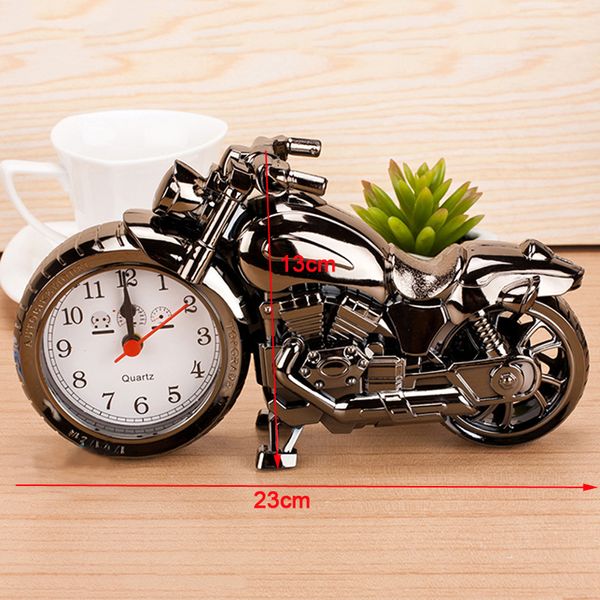 Modelo de motocicleta Alarme Relks Alarme Relks Decoração em casa Despertador Super legal Holiday Creative Retro Gir