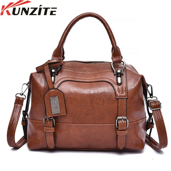 

kunzite fashion new ladies large capacity portable crossbody bag traveling bag pu leather material one shoulder