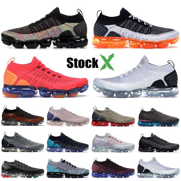 

fly 2.0 running shoes triple black white cny safari mens designer sneakers oreo thunder grey knite designer shoes, White;red