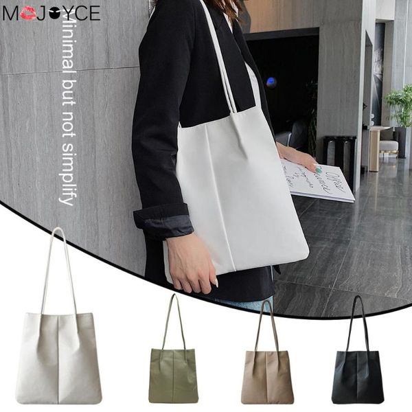 

bags for women pu leather fashion women handbag pure color shoulder bag large capacity totes bolsa feminina handbag