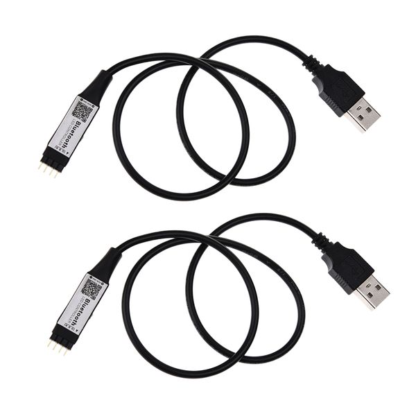 

2 pieces 5v 4pin bluetooth controller for rgb remote control