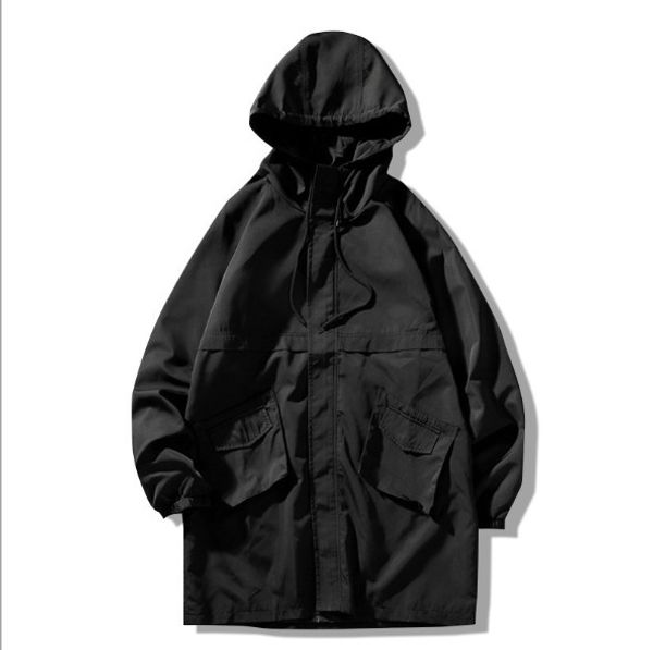 

mens windbreaker new fashion style mens casual hooded printing large size male coat jacket plus size asian m-5xl, Black;brown