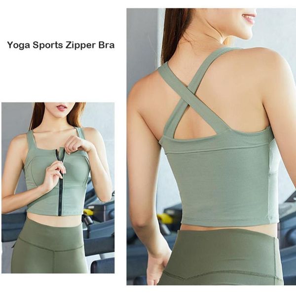 

women zipper push up sports bras,shockproof breathable sports ,fitness gym yoga bra fitness bra push up, White;red