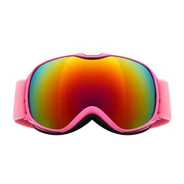 

boys & girls anti-fog windproof ski glasses children winter snow sports skiing eyewear kids uv400 anti-glare snowboard goggle