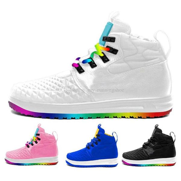 

lf1 running shoes lunar duckboot 1 one mens man 2020 high cut blue new arrival fashion designer classic shoes