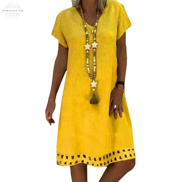 

2019 dresses summer vintage hollow out plus size women vestido style cotton linen casual ladies loose feminino, Black;gray