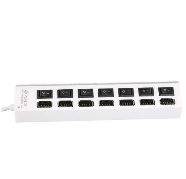 

7 port usb 2.0 hub sharing switch adapter for pc desklaphigh speed