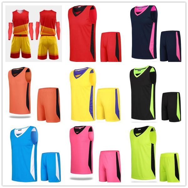 

customize any name any number man women lady youth kids boys basketball jerseys sport shirts as the pictures you offer zz0280, Black;red